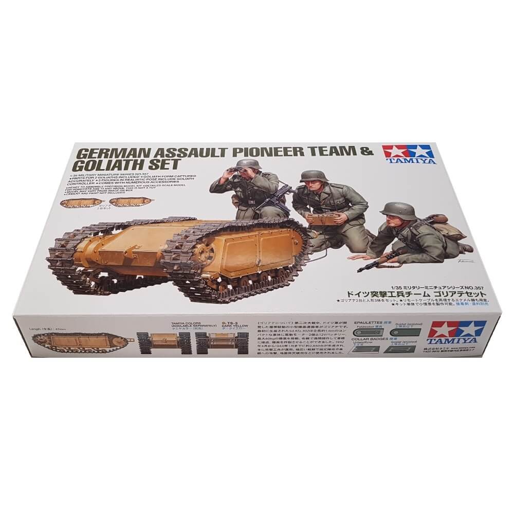 TAMIYA 1/35 German Assault Pioneer Team w/Goliath Set