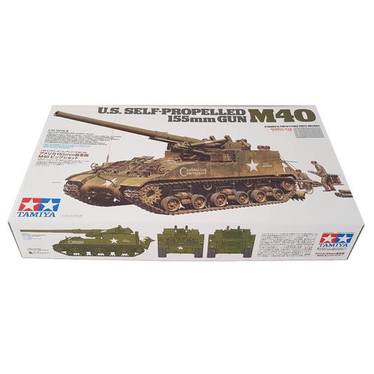 1:35 US Self-Propelled 155mm Gun M40 - TAMIYA