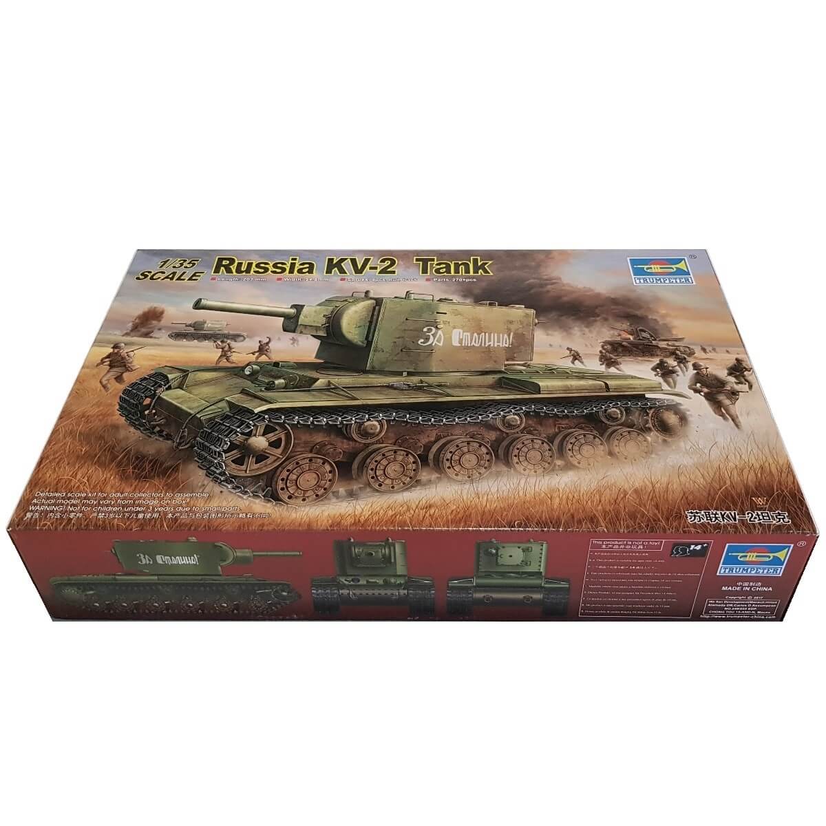 1:35 Russia KV-2 Tank - TRUMPETER