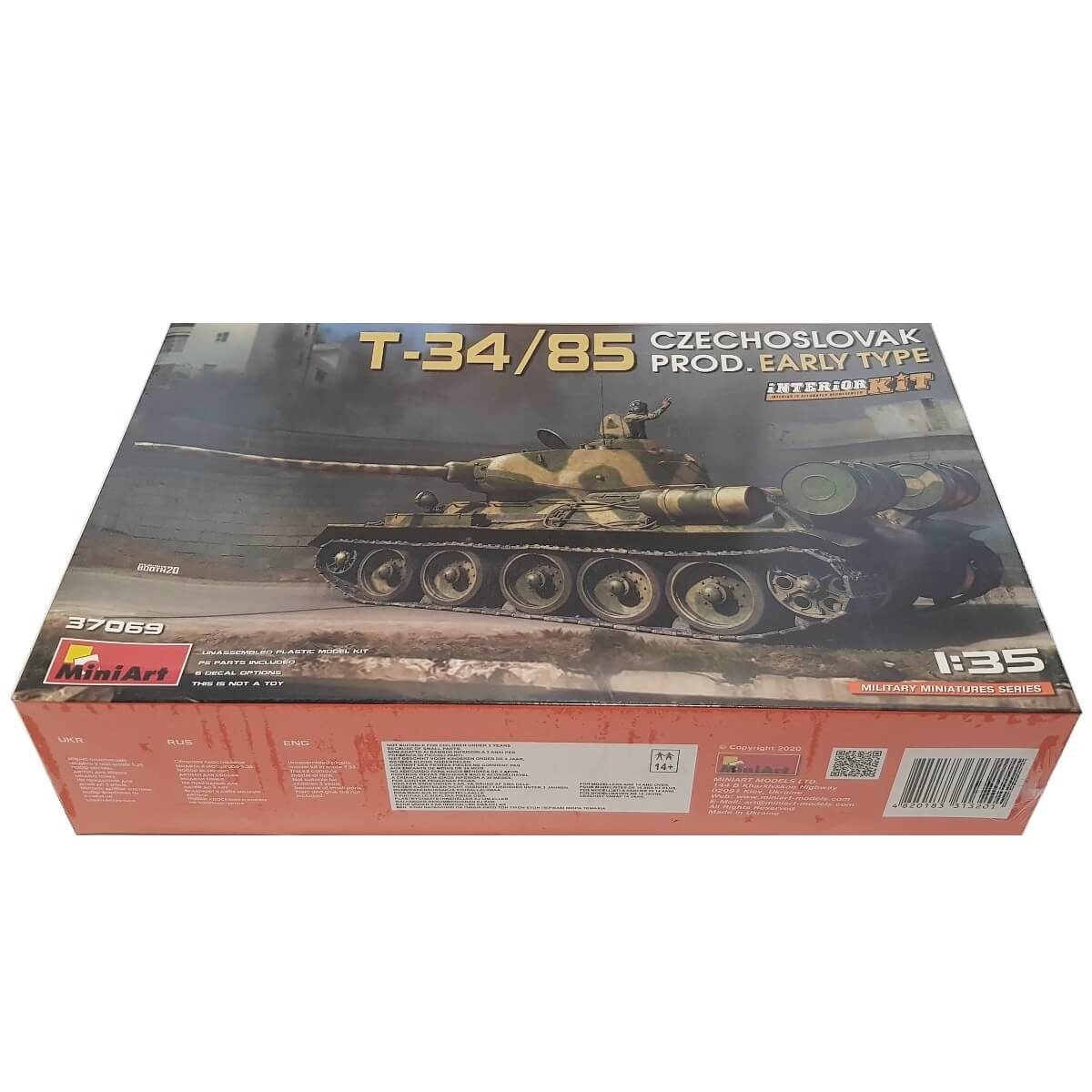 1:35 T-34/85 Czechoslovak Prod. Early Type - MINIART