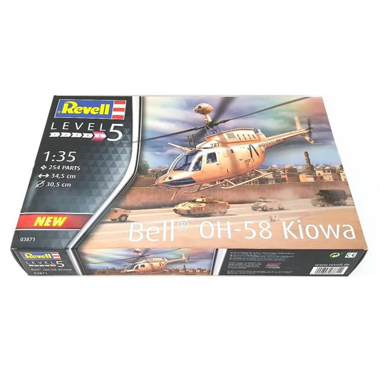 1:35 US Army BELL OH-58 KIOWA Helicopter - REVELL