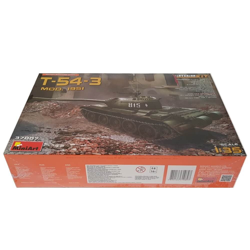 1:35 Soviet Medium Tank T-54-3 Mod. 1951 - Interior Kit - MINIART