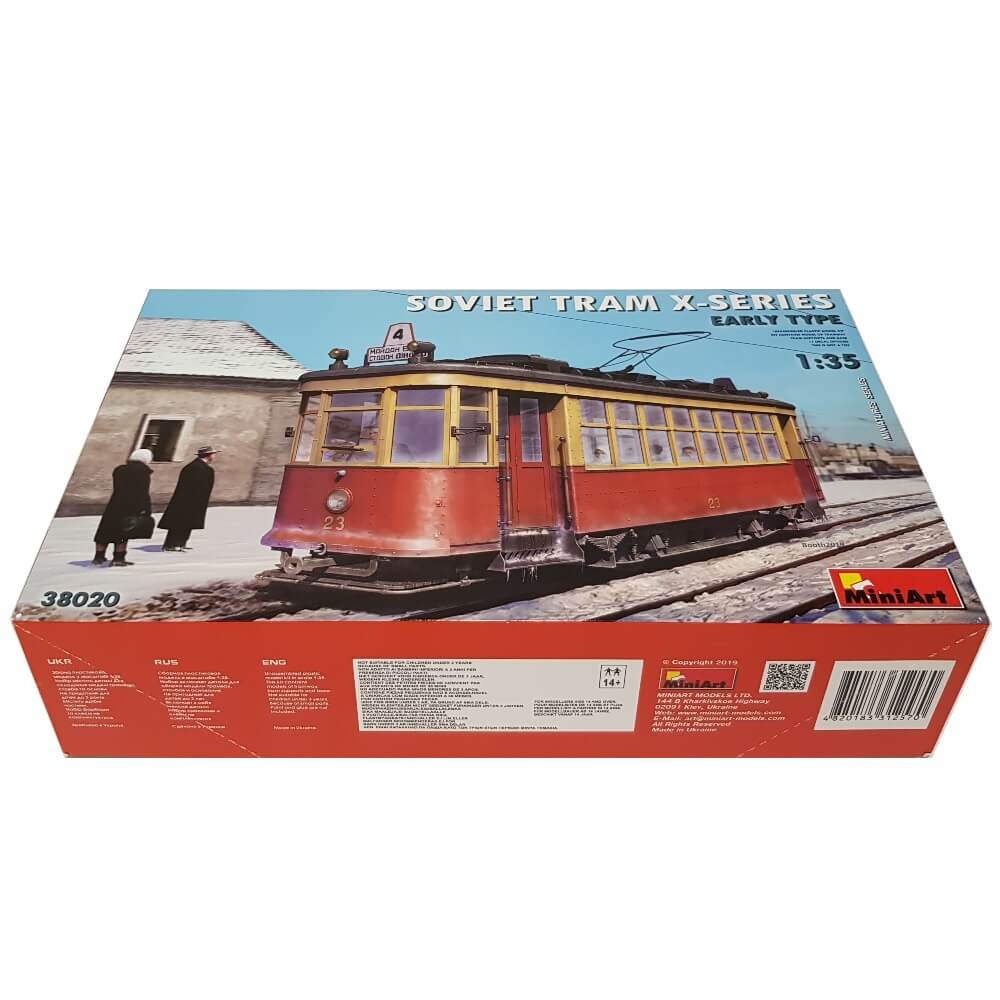 1:35 Soviet Tram X-Series Early Type - MINIART