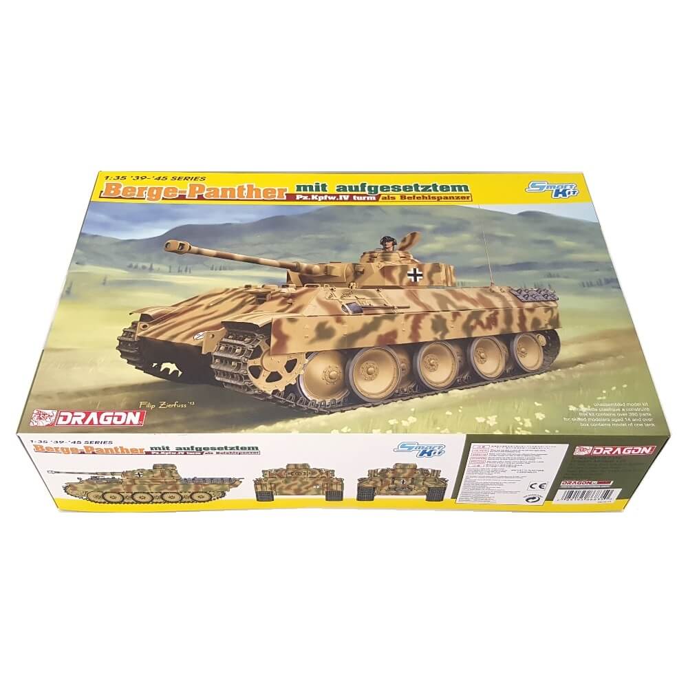 1:35 German BERGEPANTHER mit Aufgesetztem Pz.Kpfw. IV turm als BEFEHLSPANZER - DRAGON