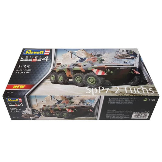 1:35 German SpPz 2 LUCHS with 3D Puzzle Diorama - REVELL