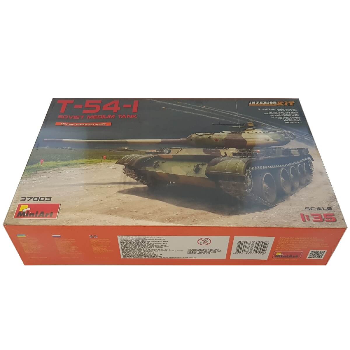 1:35 Soviet Medium Tank T-54-1 - Interior Kit - MINIART