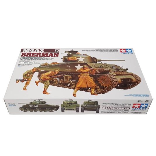 1:35 US Medium Tank M4A3 SHERMAN 75mm Gun - Late Production - TAMIYA