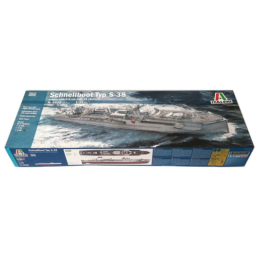 1:35 German Navy SCHNELLBOOT S-38 Torpedo Boat - ITALERI