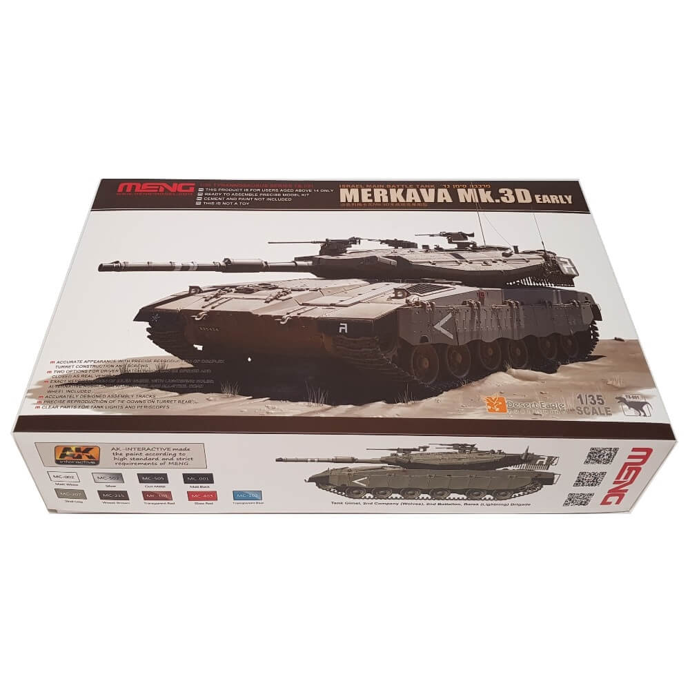 1:35 Israel MERKAVA Mk. 3D Early Main Battle Tank - MENG
