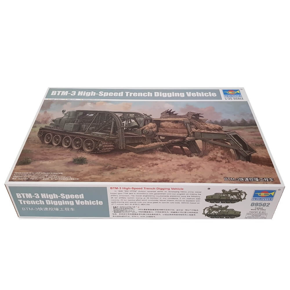 1:35 BTM-3 High-Speed Trench Digging Vehicle - TRUMPETER