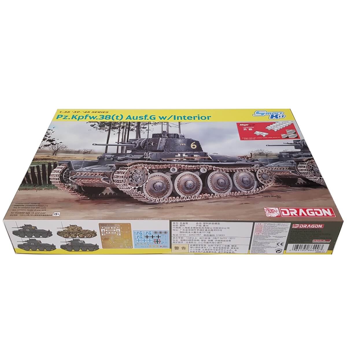1:35 Pz.Kpfw. 38(t) Ausf. G with Interior - DRAGON