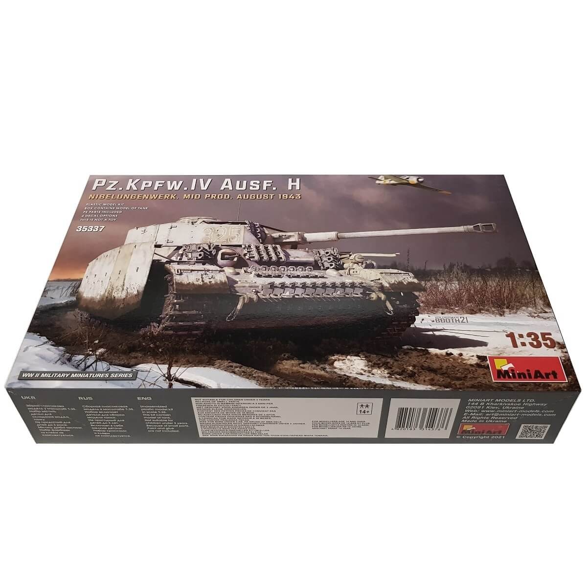 1:35 Pz.Kpfw. IV Ausf. H Nibelungenwerk Mid Prod - August 1943 - MINIART