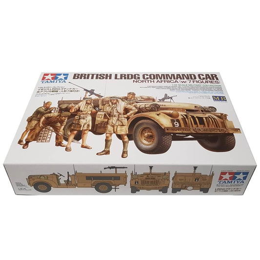 1:35 British LRDG Command Car North Africa with 7 figures - TAMIYA