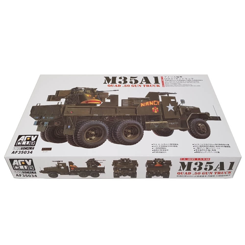 1:35 US Army M35A1 Quad .50 Gun Truck - Vietnam War - AFV CLUB