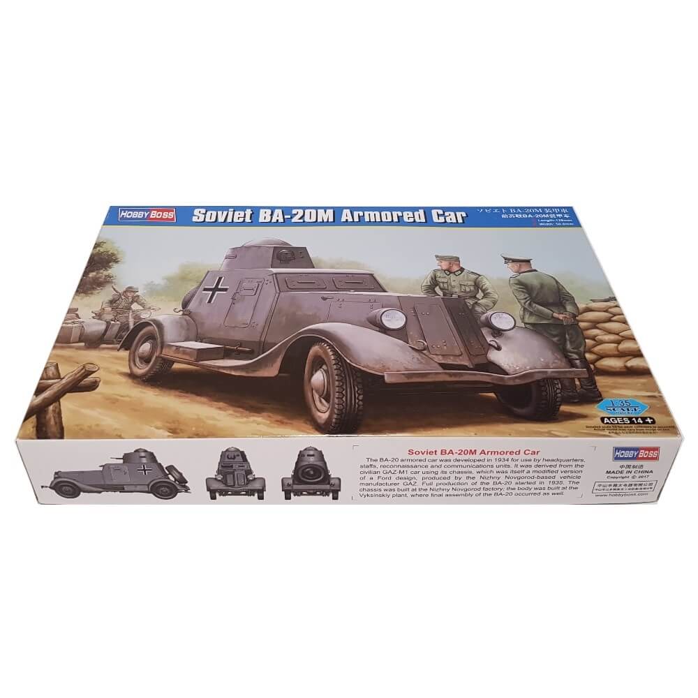 1:35 Soviet BA-20M Armored Car - HOBBY BOSS