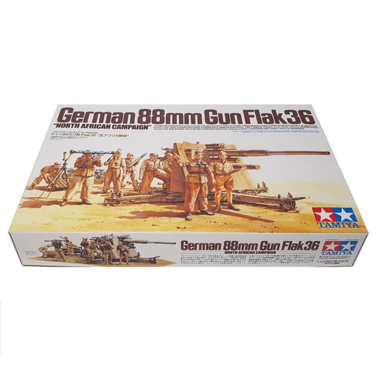 1:35 German 88mm Gun Flak 36 North African Campaign - TAMIYA