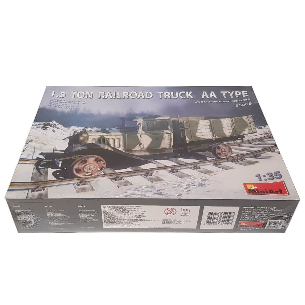 1:35 Soviet 1.5 Ton Railroad Truck AA Type - MINIART
