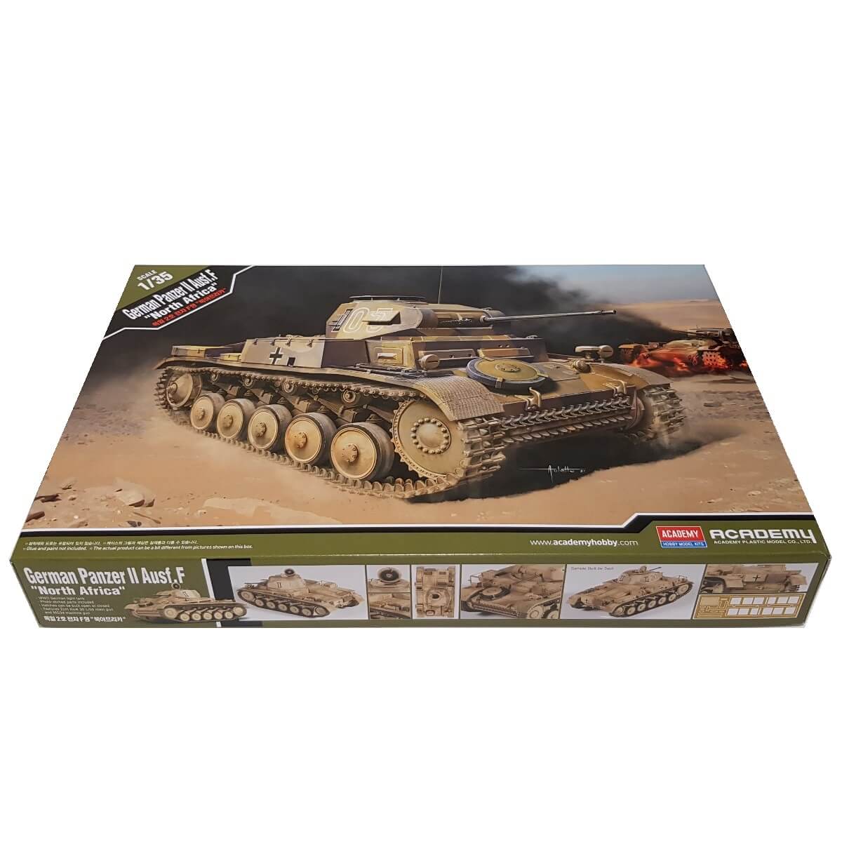 1:35 German Panzer II Ausf. F North Africa - ACADEMY