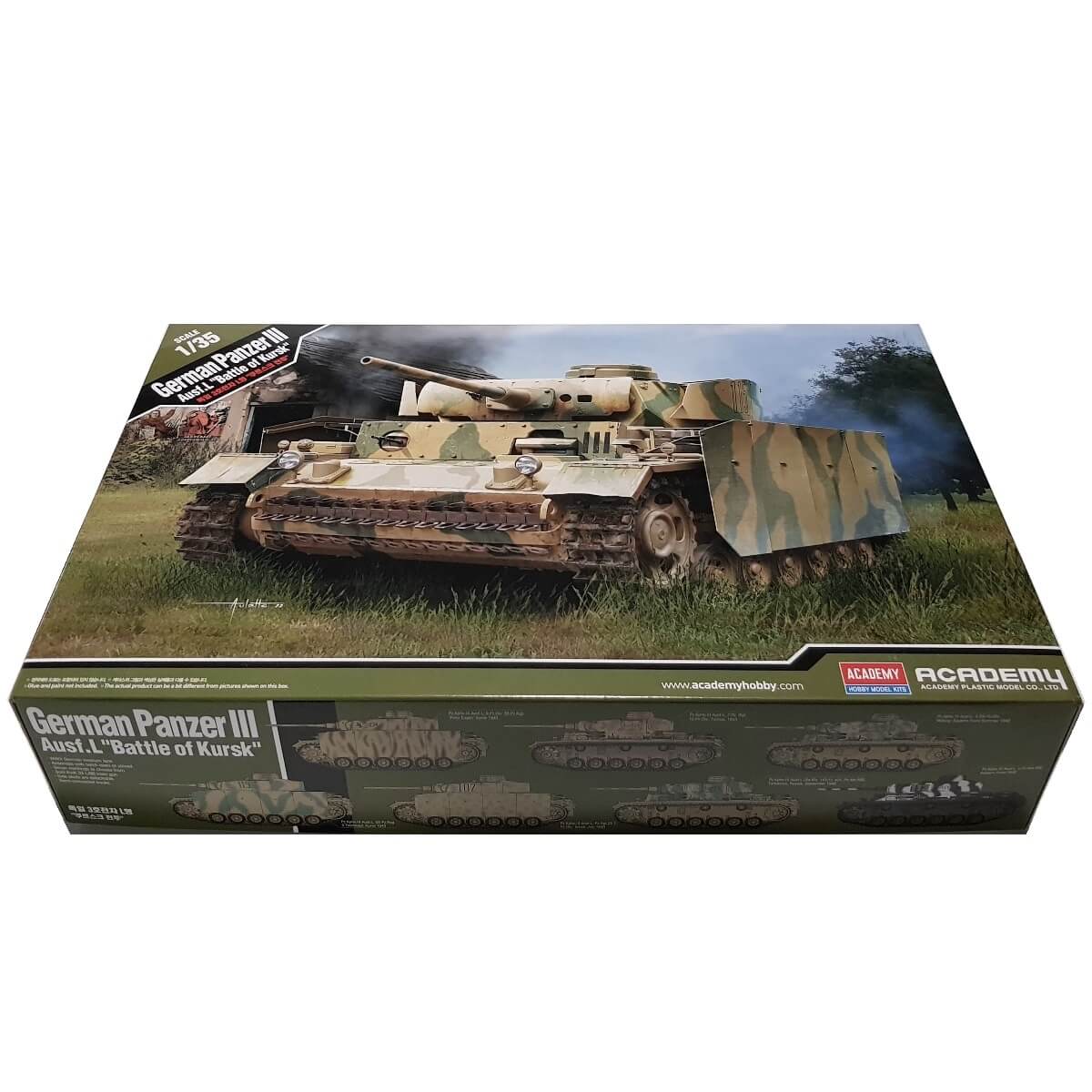 1:35 German Panzer III Ausf L - Battle of Kursk - ACADEMY