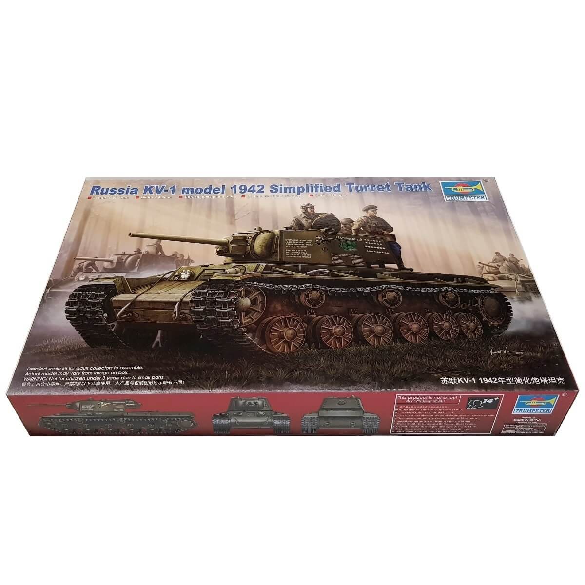 1:35 Russia KV-1 model 1942 - Simplified Turret Tank - TRUMPETER