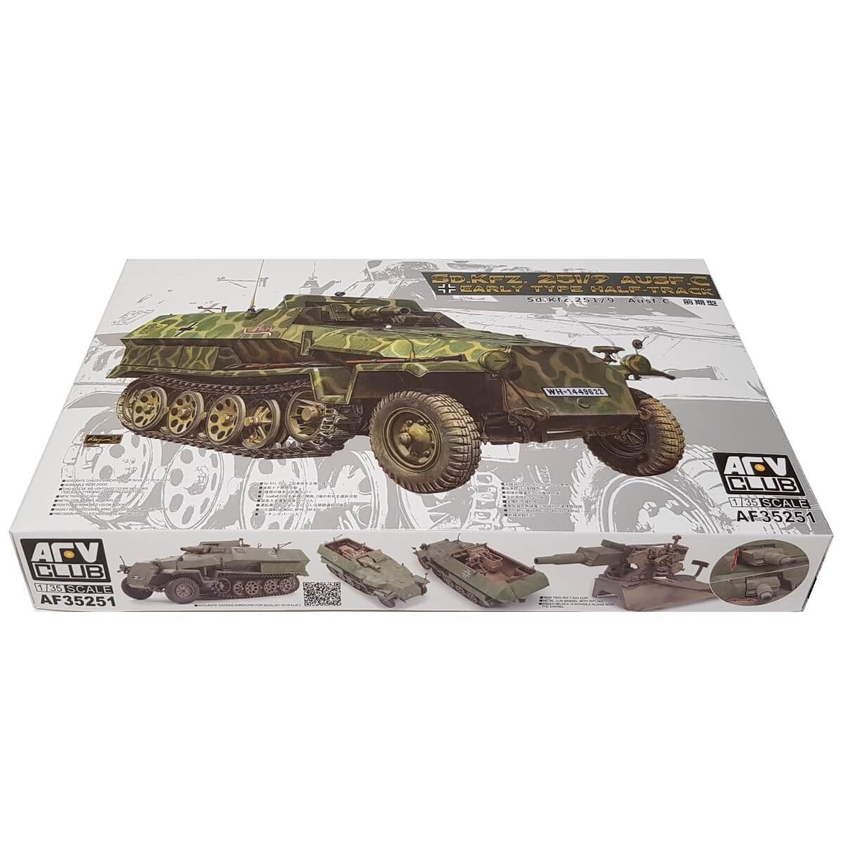 1:35 Sd.Kfz. 251/9 Ausf. C Early type half-track - AFV CLUB