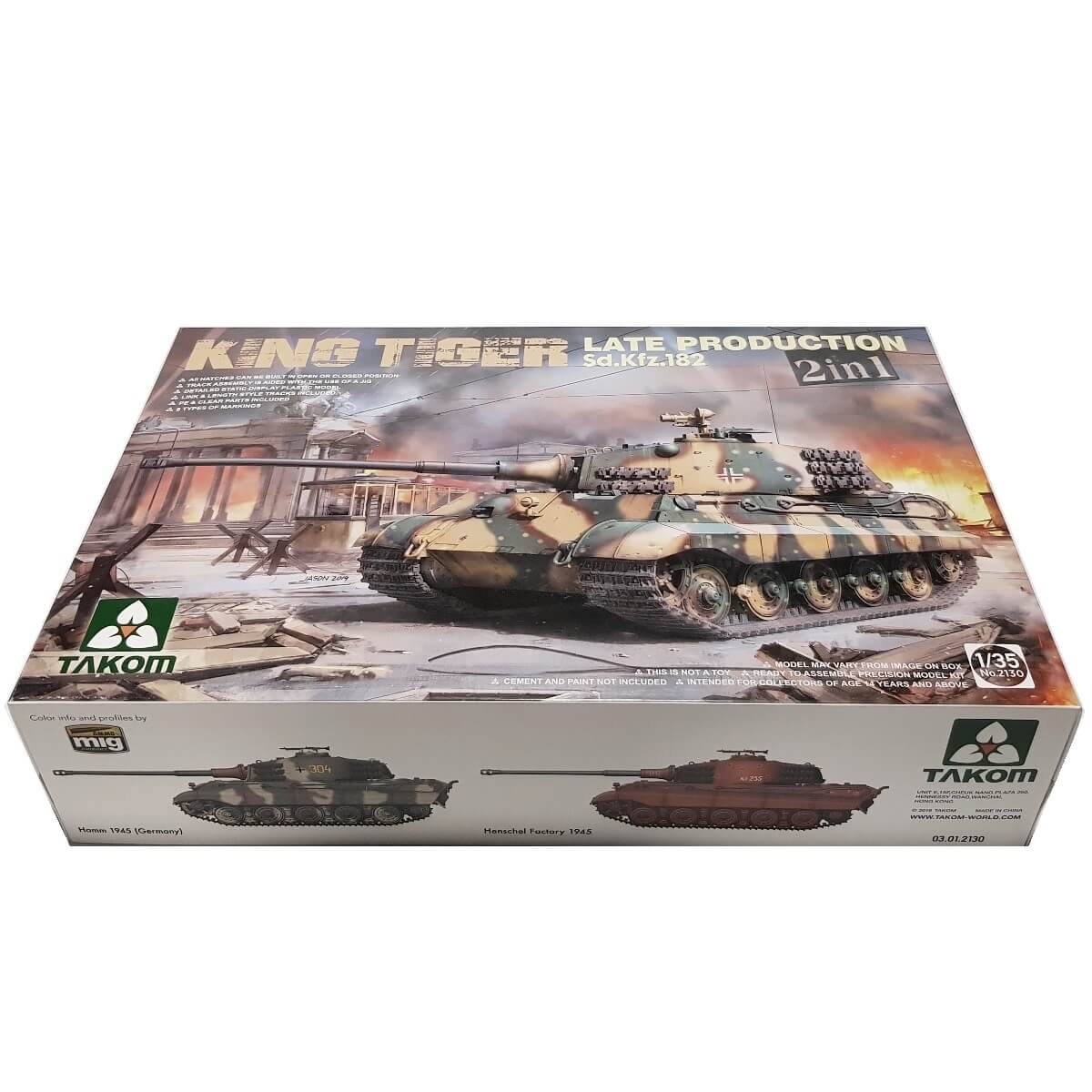 1:35 KING TIGER - Late Production Sd.Kfz. 182 - TAKOM