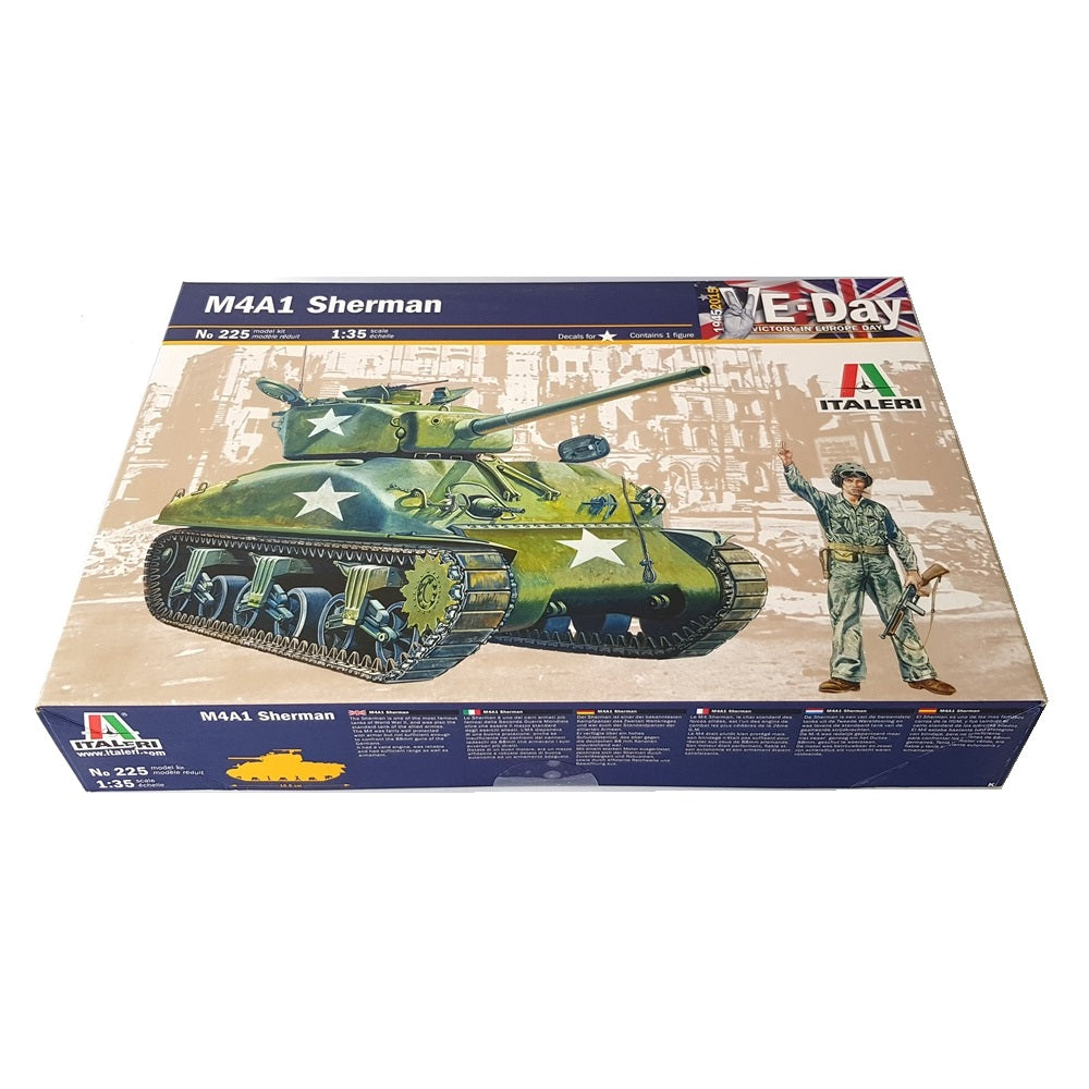 1:35 US M4A1 SHERMAN Ve-Day - Victory in Europe - ITALERI