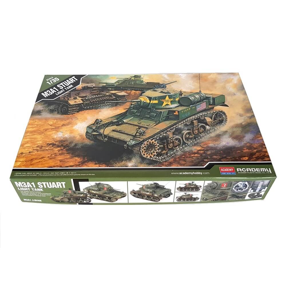 1:35 US Army M3A1 STUART Light Tank - ACADEMY