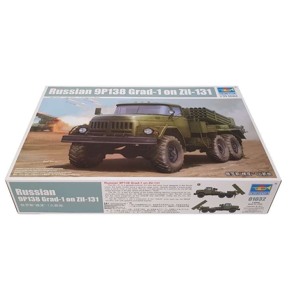 1:35 Russian 9P138 Grad-1 on ZIL-131 - TRUMPETER