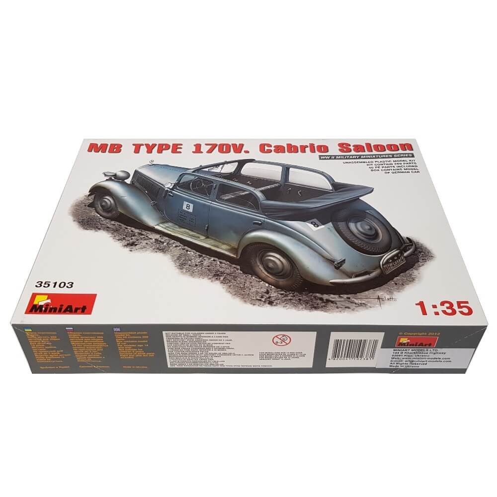 1:35 German MB Type 170V. Cabrio Saloon - MINIART