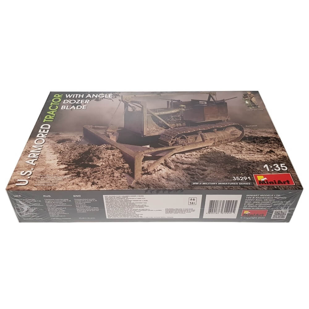 1:35 US Armored Tractor with Angle Dozer Blade - MINIART