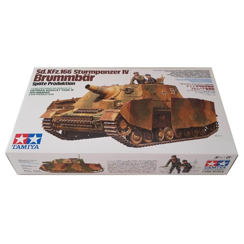 1:35 German Sd.Kfz. 166 Sturmpanzer IV BRUMMBAR Assault Tank Late Production - TAMIYA