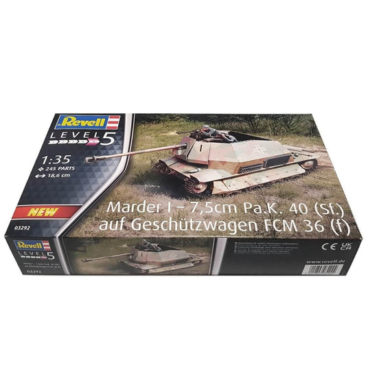 1:35 Marder I 7.5cm PaK. 40 (Sf.) auf Geschützwagen FCM 36 (f) - REVELL