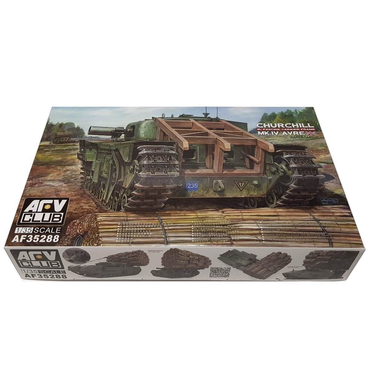 1:35 Churchill Mk. IV AVRE with Fascine Carrier Frame - AFV CLUB
