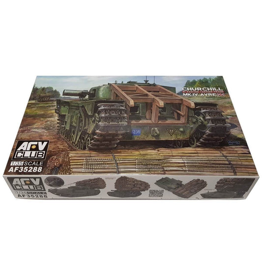 1:35 Churchill Mk. IV AVRE with Fascine Carrier Frame - AFV CLUB