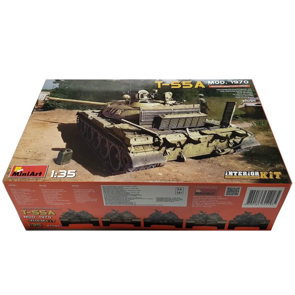1:35 T-55A Mod. 1970 - Interior Kit - MINIART