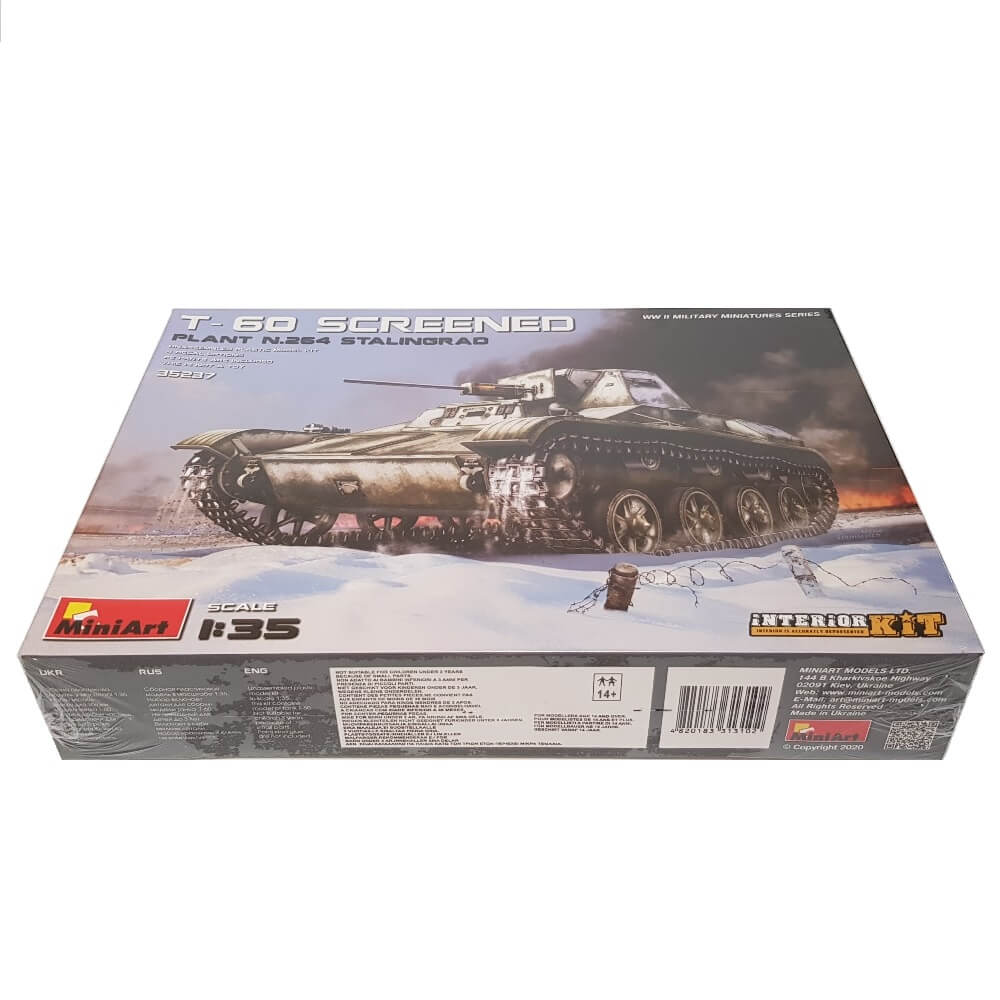 1:35 T-60 Screened Plant No. 264 Stalingrad - Interior Kit - MINIART