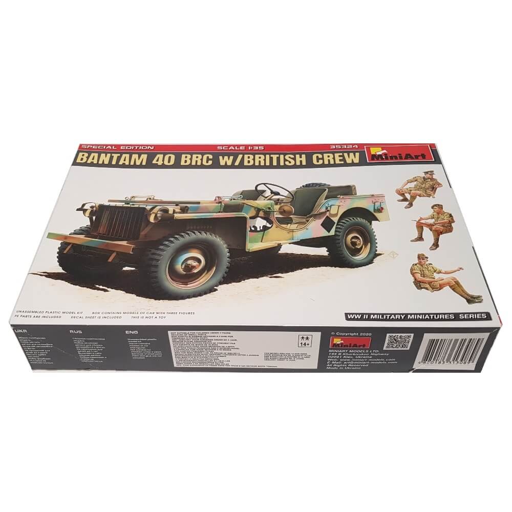 1:35 British BANTAM 40 BRC with Crew Special Edition - MINIART