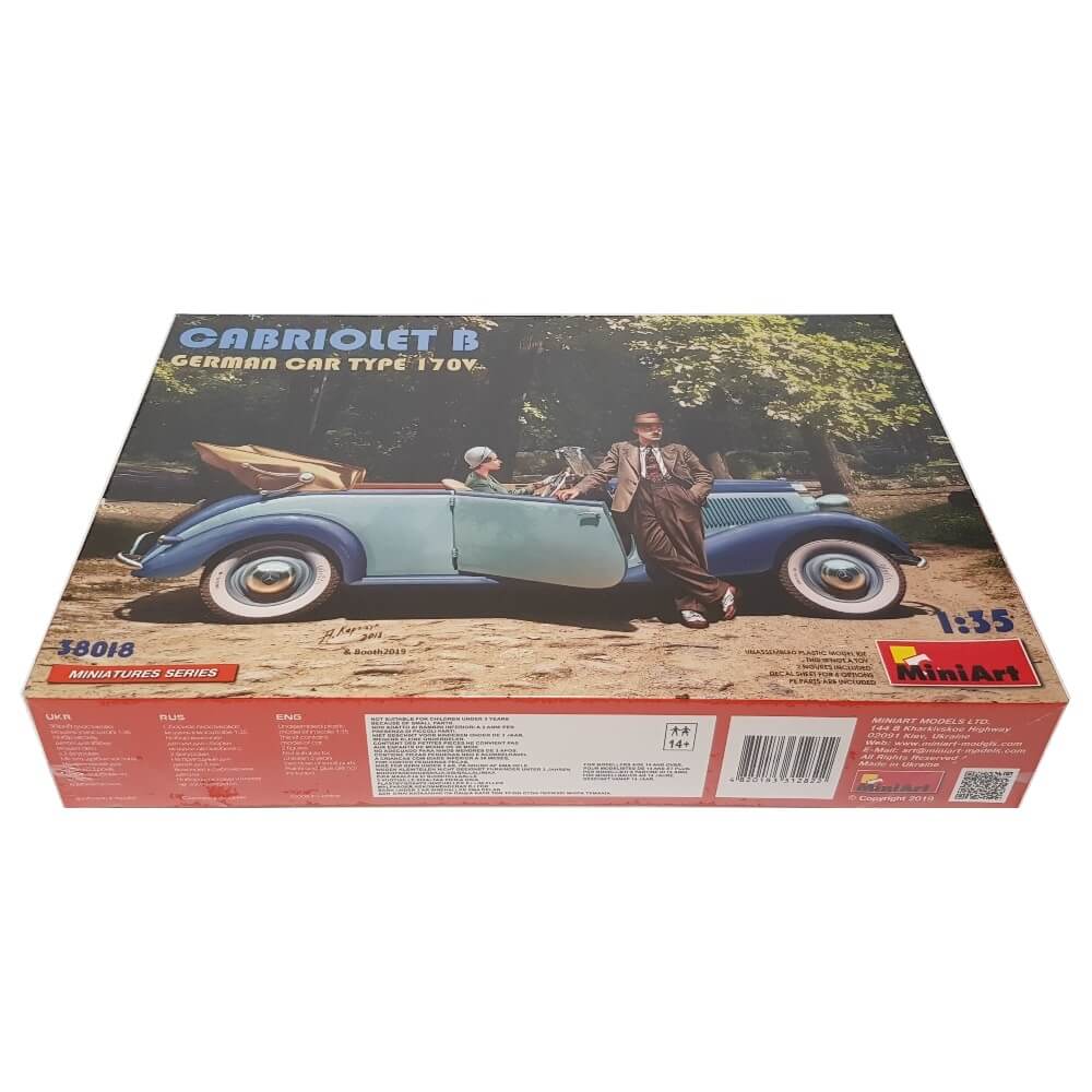 1:35 German Car Type 170V Cabriolet B - MINIART