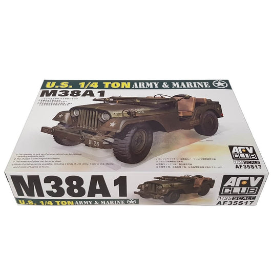 1:35 US ¼ ton M38A1 Army and Marine - AFV CLUB