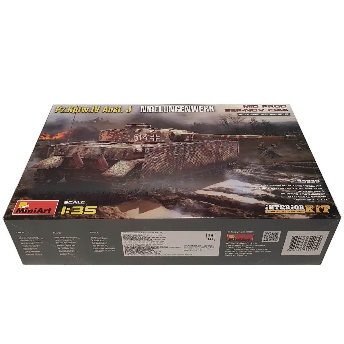 1:35 Pz.Kpfw. IV Ausf. J Nibelungenwerk Mid Prod. Sep-Nov 1944 - Interior Kit - MINIART