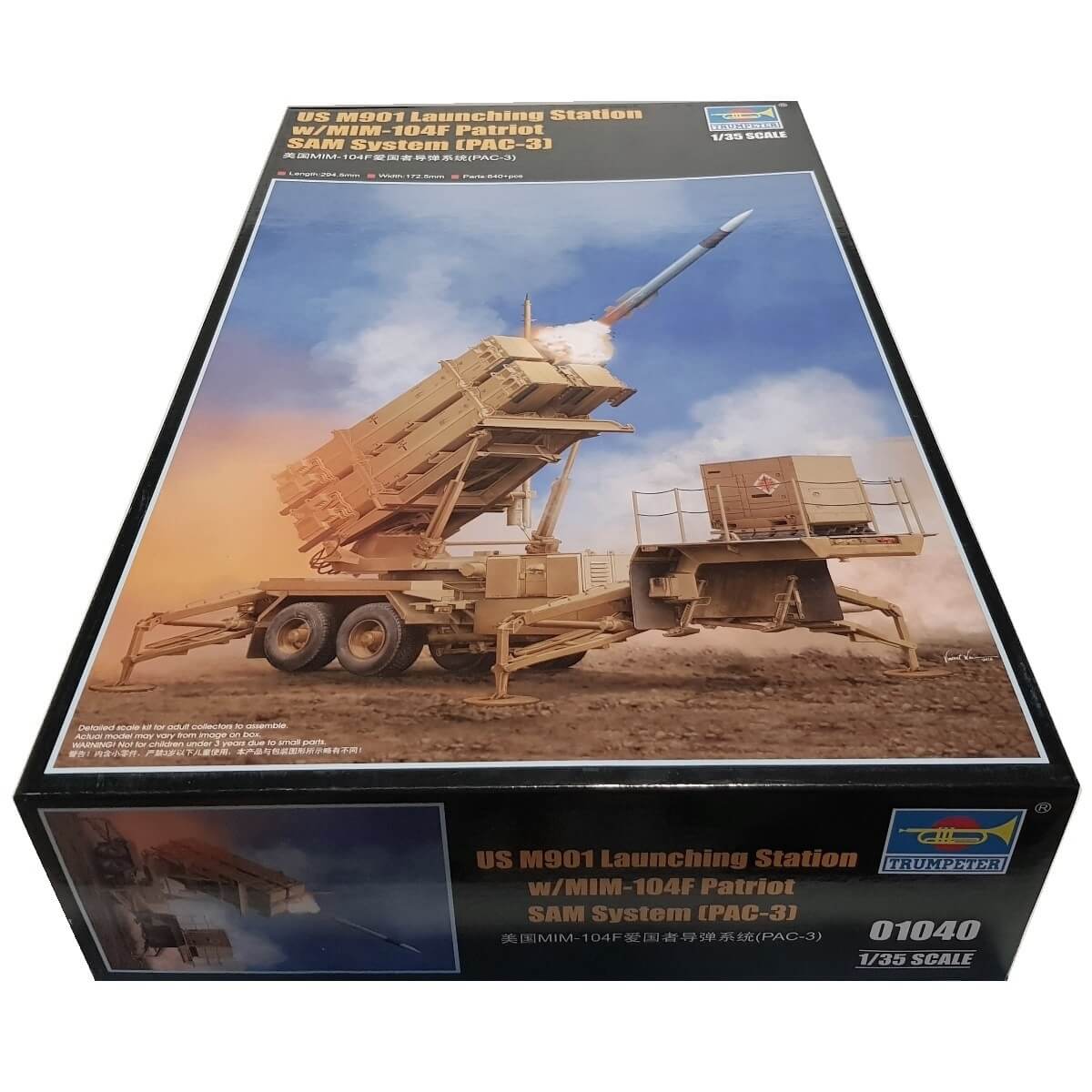 1:35 US M901 Launching Station with MIM-104F Patriot SAM System (PAC-3) - TRUMPETER