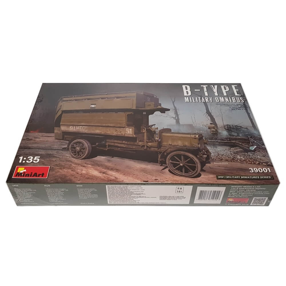 1:35 British B-TYPE Military Omnibus - MINIART