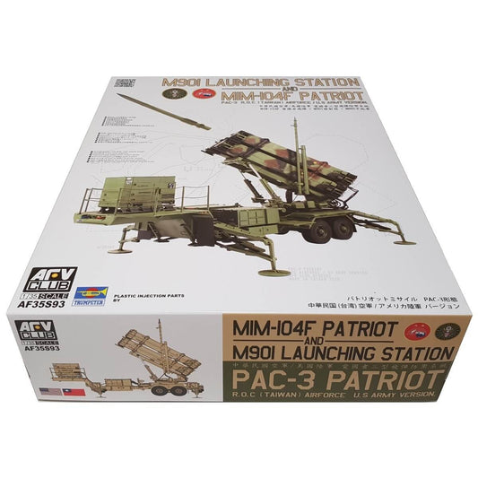 1:35 M901 Launching Station and MIM-104F PATRIOT PAC-3 ROC (Taiwan) Airforce / US Army Version - AFV CLUB