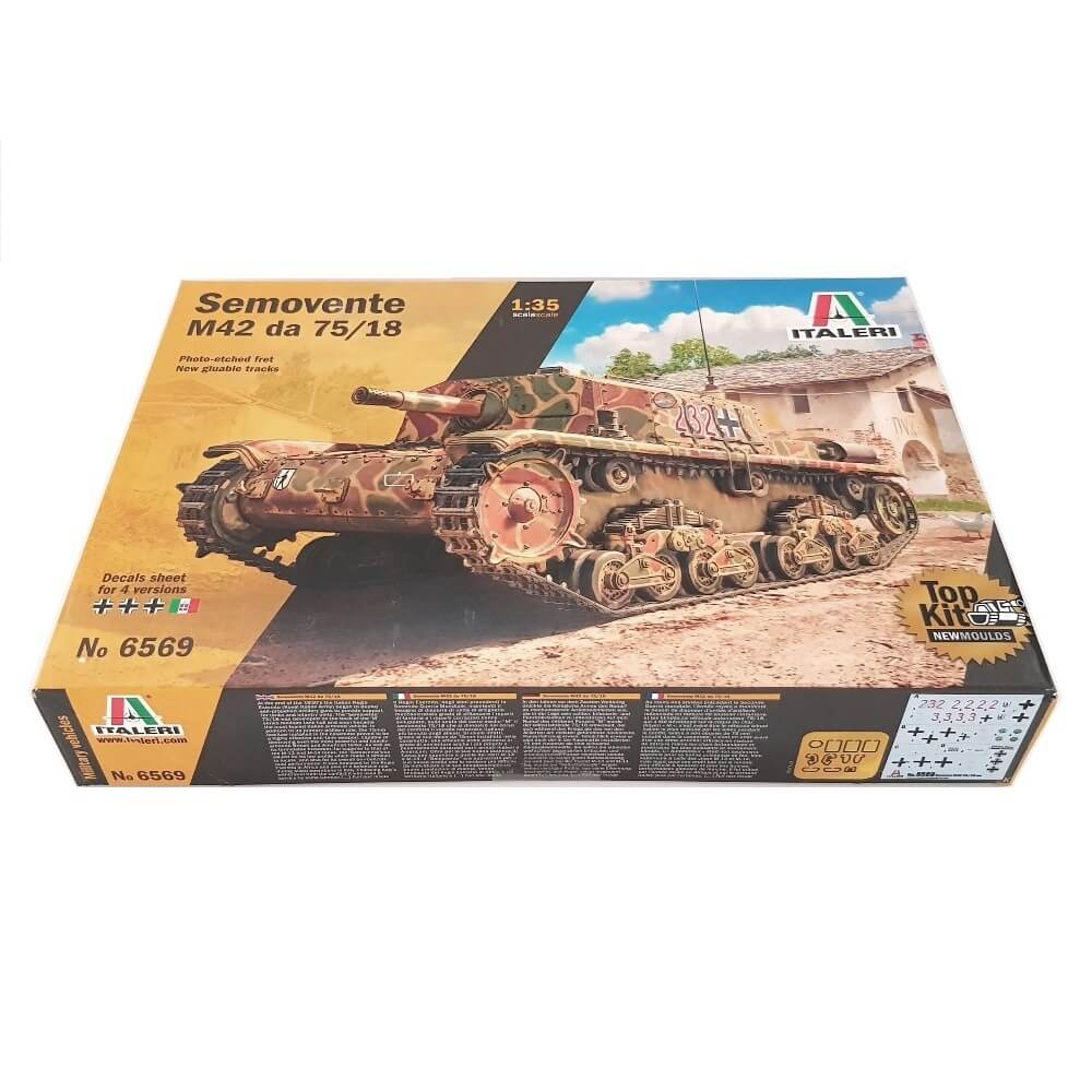 1:35 Italian SEMOVENTE M42 da 75/18 Howitzer - ITALERI