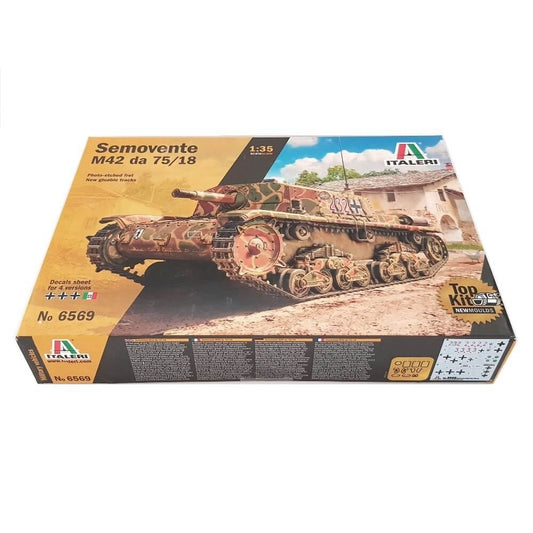 1:35 Italian SEMOVENTE M42 da 75/18 Howitzer - ITALERI