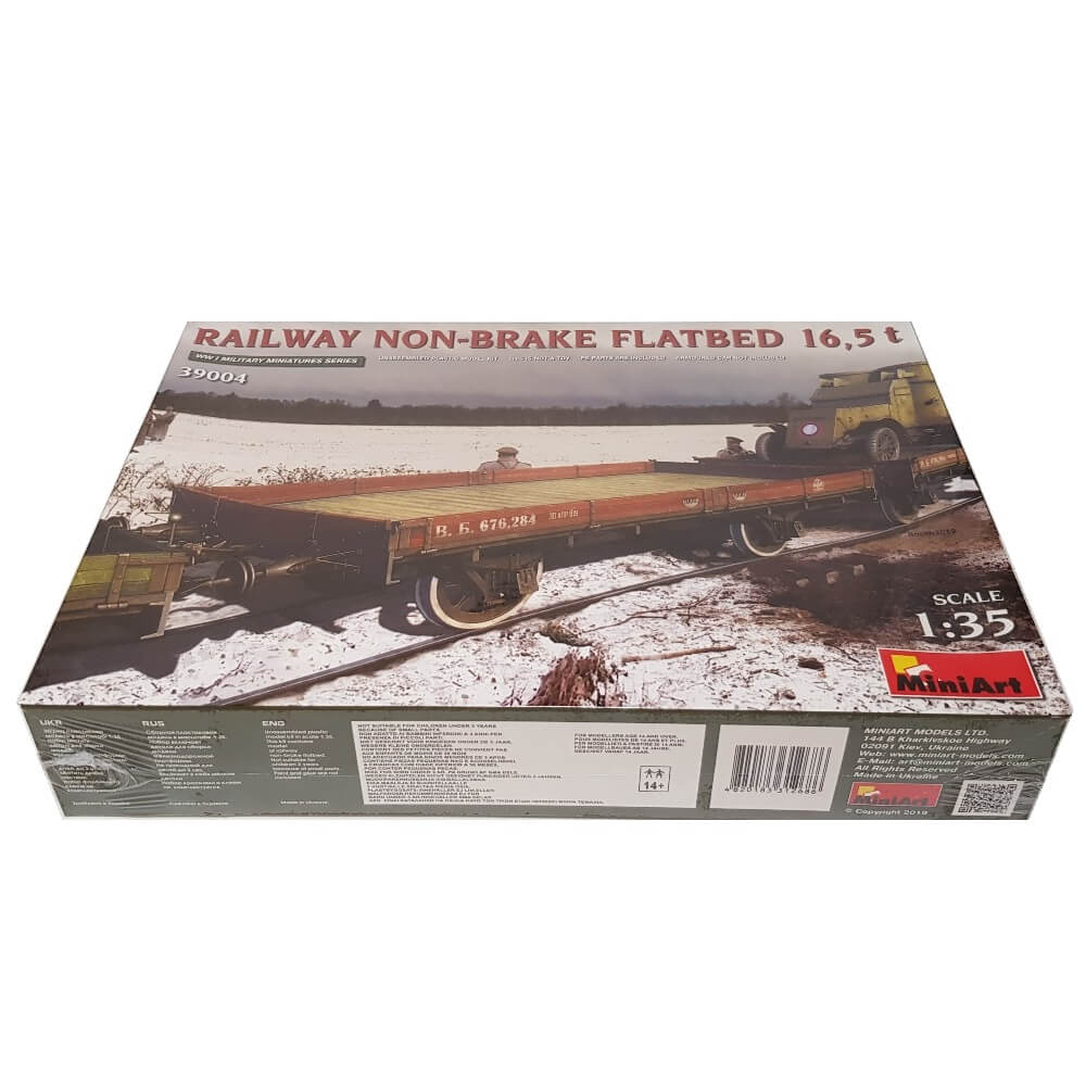 1:35 Railway Non-Brake Flatbed 16.5 t - MINIART