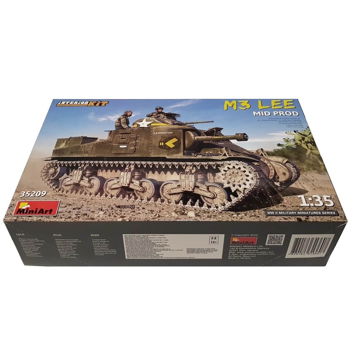 1:35 M3 Lee Mid Prod - Interior Kit - MINIART