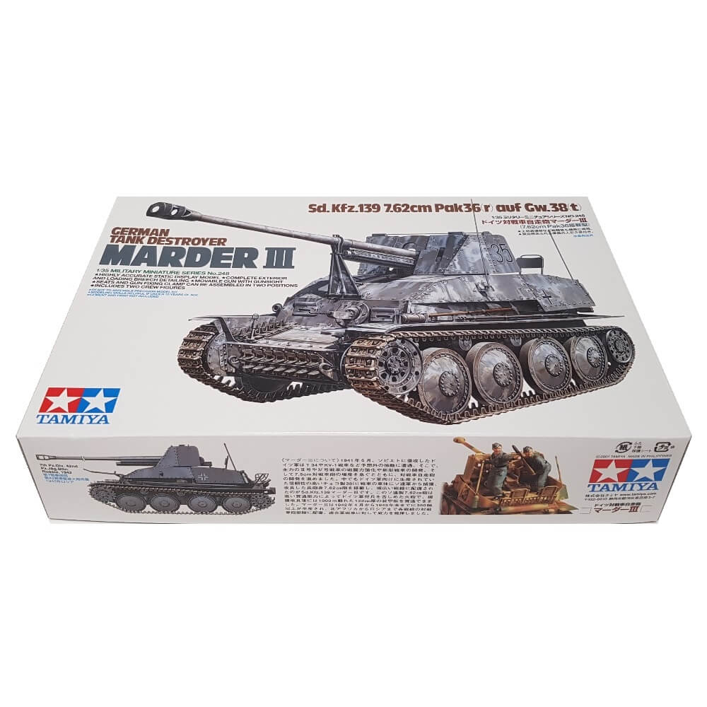 1:35 German Tank Destroyer Marder III Sd.Kfz.139 - TAMIYA