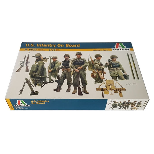1:35 US Infantry on Board LCVP D-Day Normandy - ITALERI